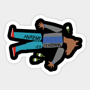 Anatomy of a Horseman Sticker